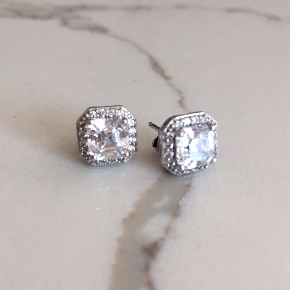 Swarovski zirconia earrings - Picture 3 of 6